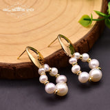 Baroque Pearl Bohemia Drop Earring for Engagement Gift
