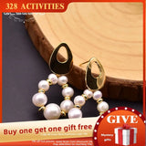 Baroque Pearl Bohemia Drop Earring for Engagement Gift