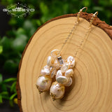 Baroque Pearl Drop Earrings Bridesmaid Jewelry GE0770
