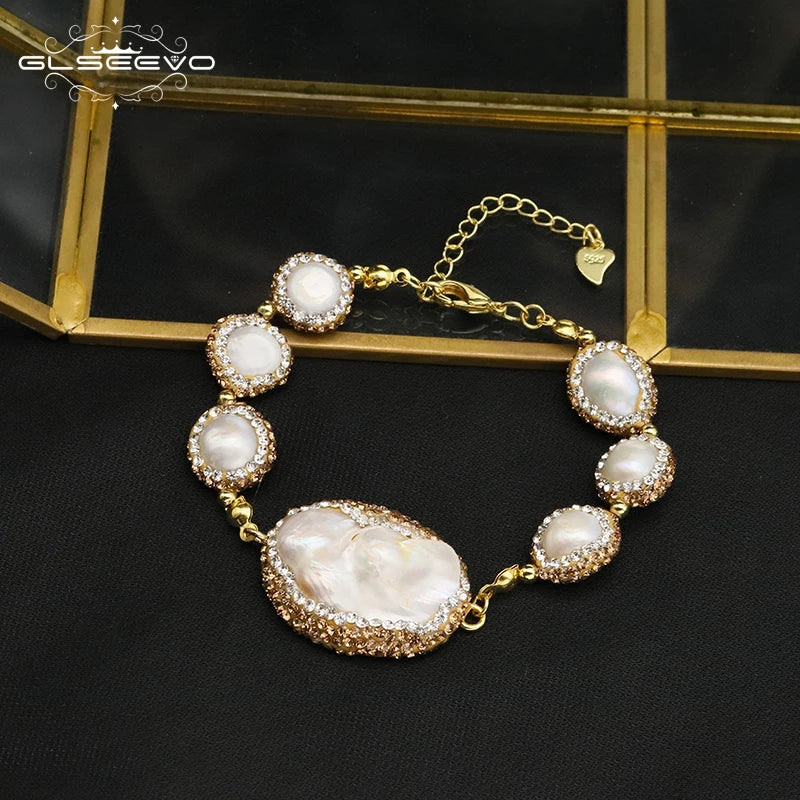 Baroque Pearl Ladies Bracelet for Banquet Wedding Party