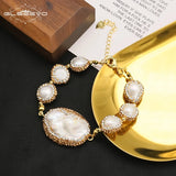 Baroque Pearl Ladies Bracelet for Banquet Wedding Party