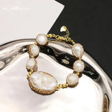 Baroque Pearl Ladies Bracelet for Banquet Wedding Party