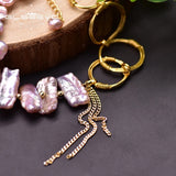 Baroque Pearls Tassel Bracelet Women's Jewelry Ethnic Style