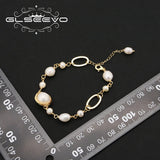 Baroque Pearls Long Chain Pendant Bracelet Wedding Jewelry