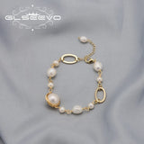 Baroque Pearls Long Chain Pendant Bracelet Wedding Jewelry