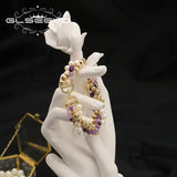Natural Baroque Pearls Winding Woman Bracelet Retro Personality High Jewelry