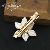 Baroque Pearls Yellow Jade Floral Hair Accessories Japanese Jewelry