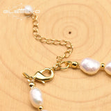Baroque Pearl Crystal Bracelet Women Wedding Jewellery