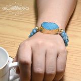 Baroque Pearl Crystal Bracelet Women Wedding Jewellery