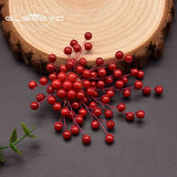 Coral Round Bead Brooch Branch Shape Noble Boutique Brooch