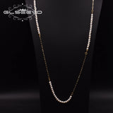Double Layer Baroque Pearl Necklace for Women Party Ethnic Jewelry