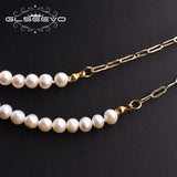 Double Layer Baroque Pearl Necklace for Women Party Ethnic Jewelry