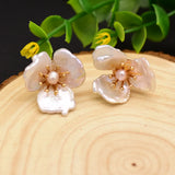 Baroque Pearl Stud Earrings 925 Sterling Silver Fine Jewellery
