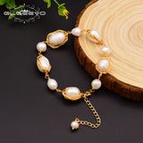 Fresh Water Baroque Pearl Bracelet for Women - Engagement Gift