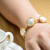 Natural Fresh Water Baroque Pearl Bracelets For Women