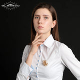 Freshwater Baroque Pearl Brooch for Women Party Wedding Gift
