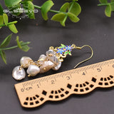 Baroque Freshwater Pearl Drop Earrings for Women GE0974