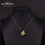 Baroque Pearl Necklace Freshwater Flower Pendant Fine Jewelry