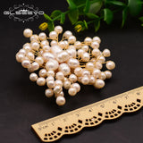 Baroque Pearl Snowflake Brooch for Women Wedding Party
