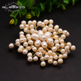 Baroque Pearl Snowflake Brooch for Women Wedding Party