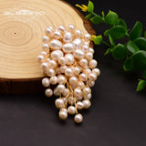 GLSEEVO Fresh Water Pearl Brooch Wedding Gift Pin GO0342