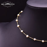 Fresh Water Pearl Charm Necklace for Women Wedding Gift