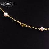 Fresh Water Pearl Charm Necklace for Women Wedding Gift
