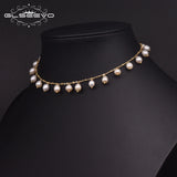 Freshwater Pearl Choker Necklace Minimalist Wedding Gift
