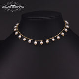 Freshwater Pearl Choker Necklace Minimalist Wedding Gift