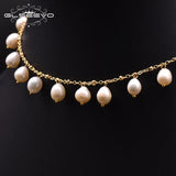 Freshwater Pearl Choker Necklace Minimalist Wedding Gift