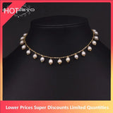 Freshwater Pearl Choker Necklace Minimalist Wedding Gift
