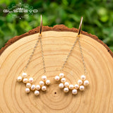 GLSEEVO Fresh Water Pearl Dangle Earrings GE0503
