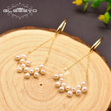 GLSEEVO Fresh Water Pearl Dangle Earrings GE0503