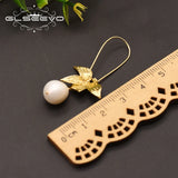 Fresh Water Pearl Plant Earrings for Women, Wedding Gift