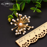 Freshwater Pearl Flower Stud Earrings for Women GE0592