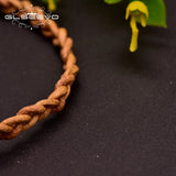 Natural Fresh Water Pearl Leather Bracelet Gift for Women Girl GB0167