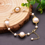 Natural Fresh Water Pearls Bracelets for Wedding Party GB0212