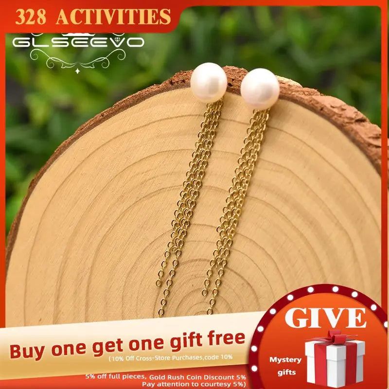 Fresh Water Pearl Drop Earrings for Women Wedding Jewellery