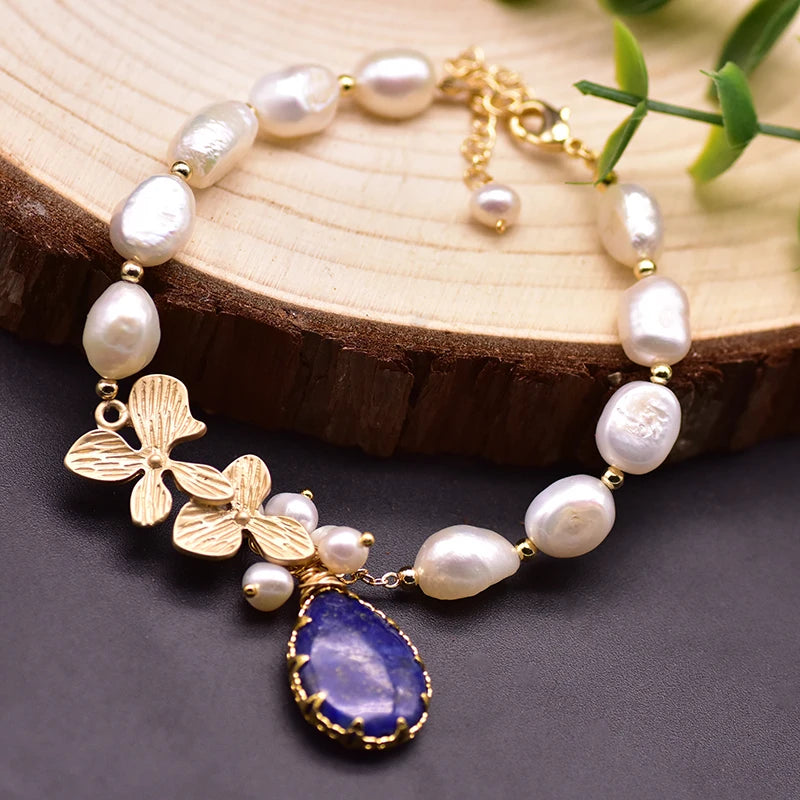 Tahitian Pearl Flower Bracelet Fine Jewelry GB0184