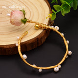 Freshwater Pearl Bracelet Woman Adjustable Flower Wedding Gift