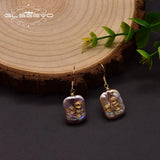 Baroque Pearl Earrings Wedding 925 Silver Ear Hook GE1018
