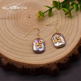 Baroque Pearl Earrings Wedding 925 Silver Ear Hook GE1018