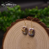 Baroque Pearl Earrings Wedding 925 Silver Ear Hook GE1018