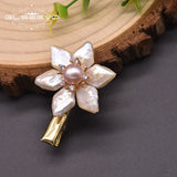 Baroque Pearl Hair Clip for Girls Party Jewelry GH0021