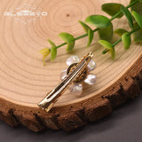 Baroque Pearl Hairpin Aquamarine Jewelry GH0024A