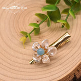 Baroque Pearl Hairpin Aquamarine Jewelry GH0024A
