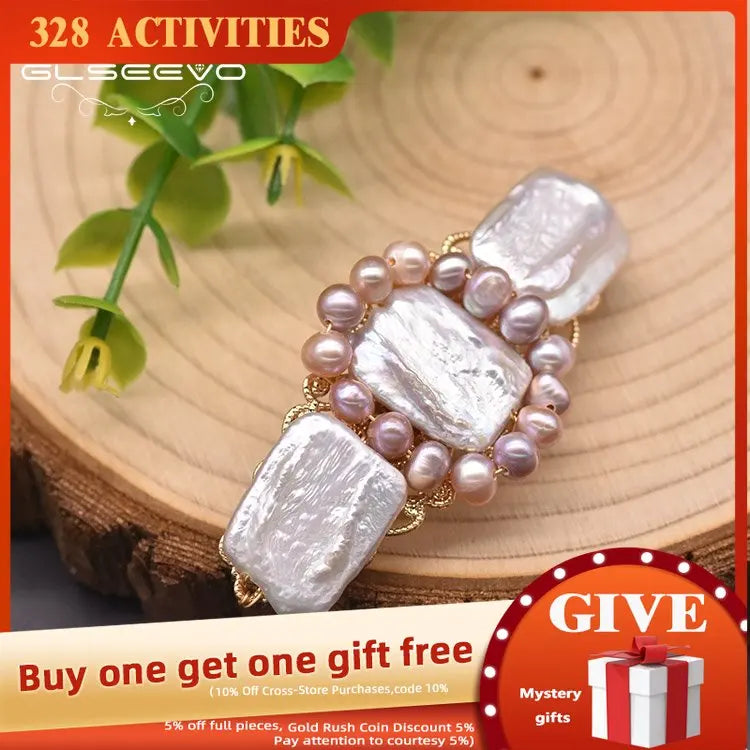 Freshwater Baroque Pearl Hairpin Wedding Jewelry Hair Accessories