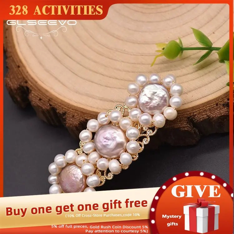Baroque Pearl Hairpin Wedding Jewelry GH0015