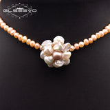 Baroque Pearl Necklace Women Collar Chain Choker Jewelry