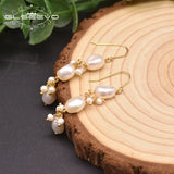 Baroque Pearl Star Earrings For Women Wedding Gift Drop Earring GE0963